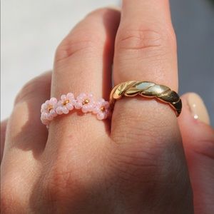 Pink Daisy Ring